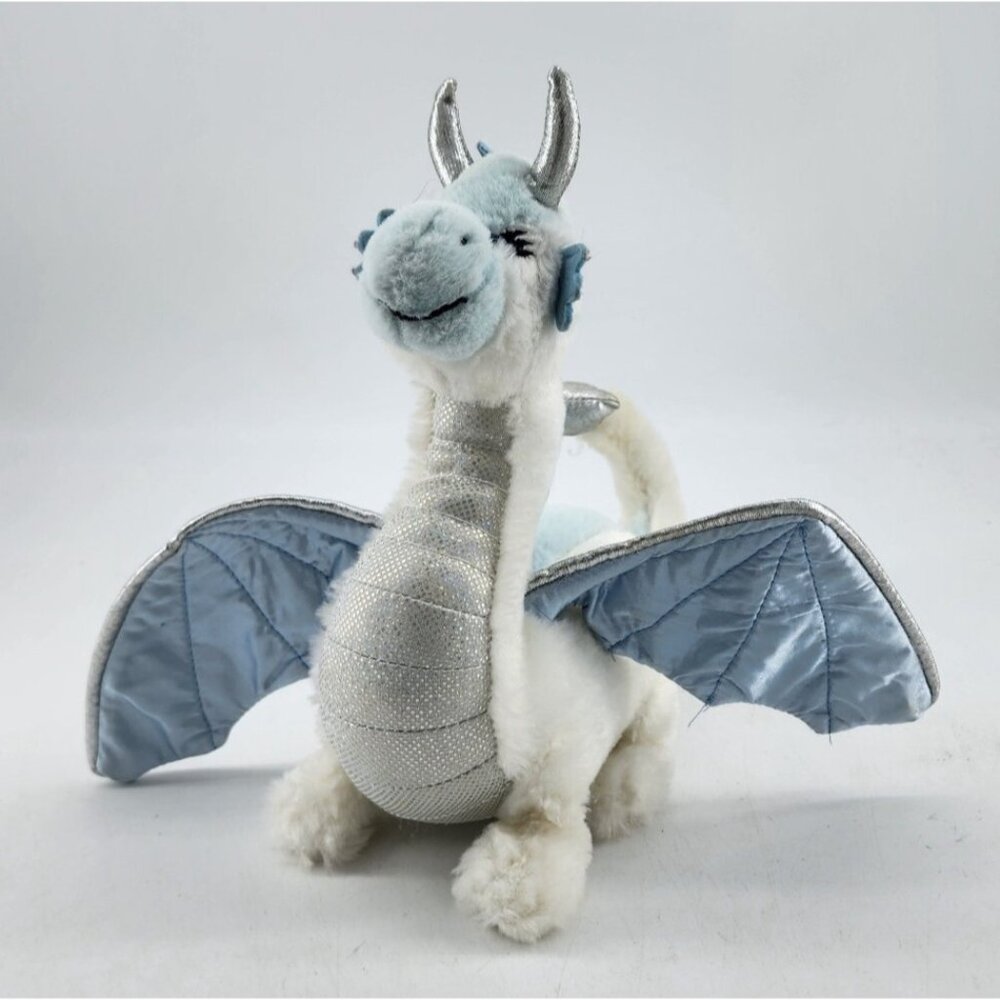 Ganz Webkinz Ice Dragon HM396‎ Plush White Stuffed Animal Toy Fantasy NO CODE